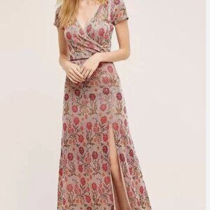 Anthropologie Posy Maxi Sweater Dress Size Medium-Read Description